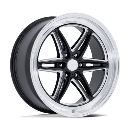 American Racing AR953 GROOVE 6 DRAG, 17X10, 6X139.7, ET35, CB78.1, GLOSS BLACK MILLED W/ DC LIP