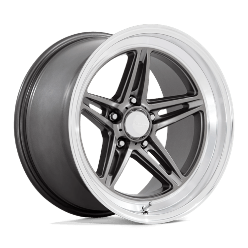 American Racing Vintage VN514 GROOVE, 18X7, 5X114.3, ET0, CB72.6, ANTHRACITE W/ DIAMOND CUT LIP
