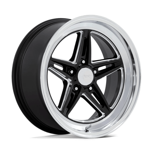 American Racing Vintage VN514 GROOVE, 20X8.5, 5X120.65, ET6, CB72.6, GLOSS BLACK W/ DIAMOND CUT LIP