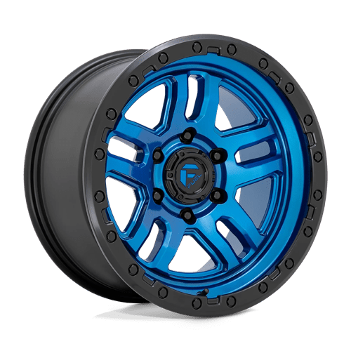 Fuel 1PC D790 AMMO, 17X9, 5X127, ET-12, CB71.5, BLUE W/ BLACK LIP