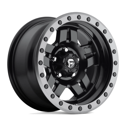 Fuel 1PC D557 ANZA, 15X8, 5X114.3, ET-18, CB72.56, MATTE BLACK GUN METAL RING