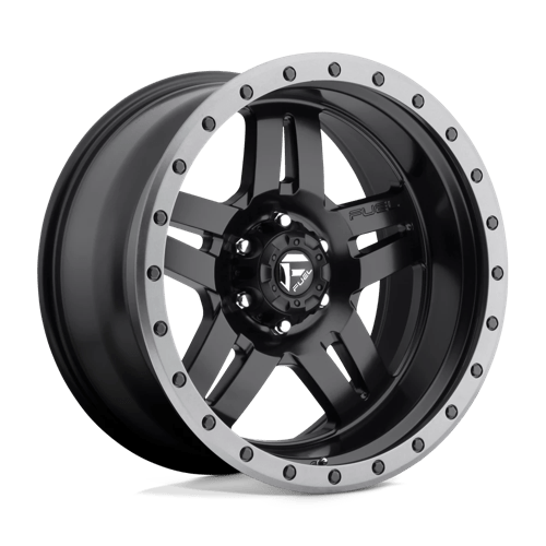 Fuel 1PC D557 ANZA, 20X10, 6X139.7, ET-18, CB108, MATTE BLACK GUN METAL RING