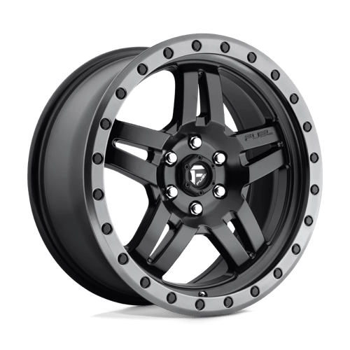 Fuel 1PC D557 ANZA, 18X8, 6X120, ET27, CB67.06, MATTE BLACK GUN METAL RING