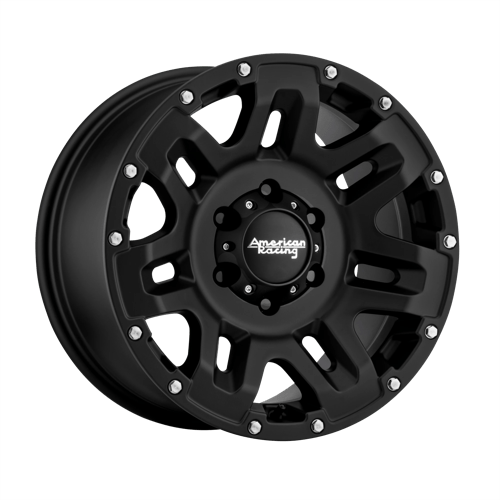 American Racing AR200 YUKON, 17X9, 5X127, ET18, CB78.1, CAST IRON BLACK