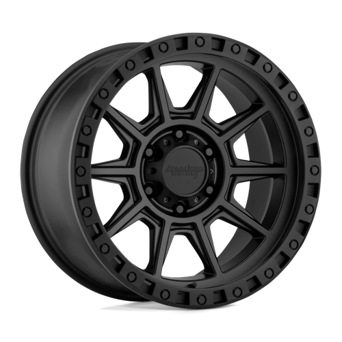 American Racing AR202, 18X9, 6X139.7, ET0, CB106.1, CAST IRON BLACK