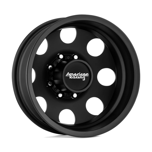 American Racing AR204 BAJA DUALLY, 17X6.5, 8X210, ET-140, CB154.3, SATIN BLACK