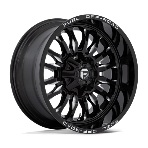Fuel 1PC D795 ARC, 20X10, 6X135/6X139.7, ET-18, CB106.1, GLOSS BLACK MILLED