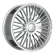 Gianelle Aria, Deep Profile, 20x10, 5x100 to 5x132, ET35 to 45, CB54.1 to 84.1, Machined Silver