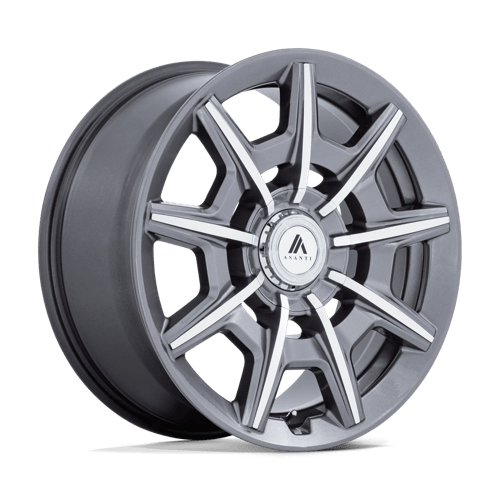 Asanti Black AB041 ESQUIRE, 20X10.5, 5X108/5X112, ET45, CB72.6, GLOSS ANTHRACITE BRIGHT MACH