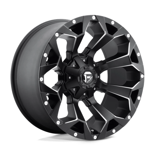 Fuel 1PC D546 ASSAULT, 18X9, 8X170, ET1, CB125.1, MATTE BLACK MILLED