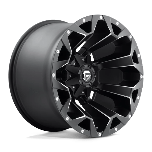Fuel 1PC D546 ASSAULT, 20X12, 6X135/6X139.7, ET-43, CB106.1, MATTE BLACK MILLED