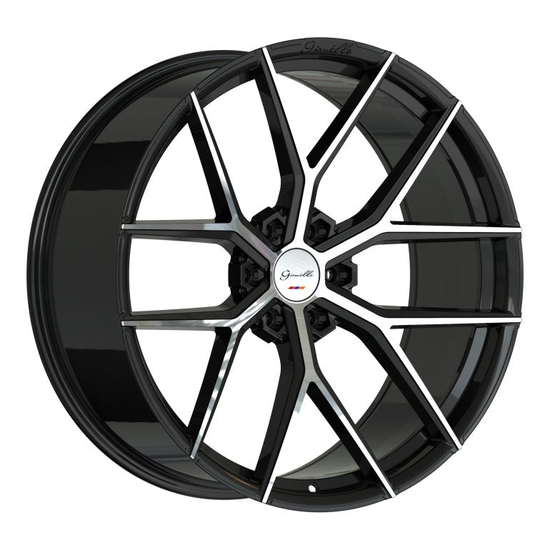 Gianelle Astra 6, Deep Profile, 22x9.5, 6x139.7, ET15, CB106.1, Machined Black