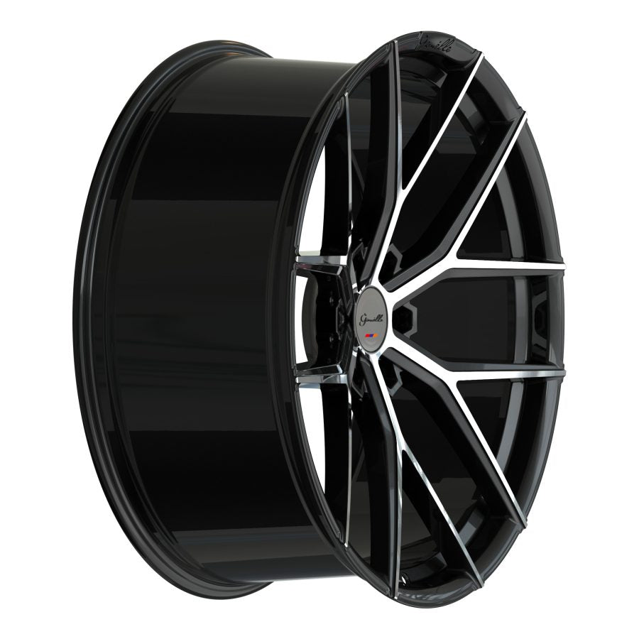 Gianelle Astra 6, 22x10, 6x139.7, ET-18, CB77.9, Machined Black - 2210S-18GIAAST6MB