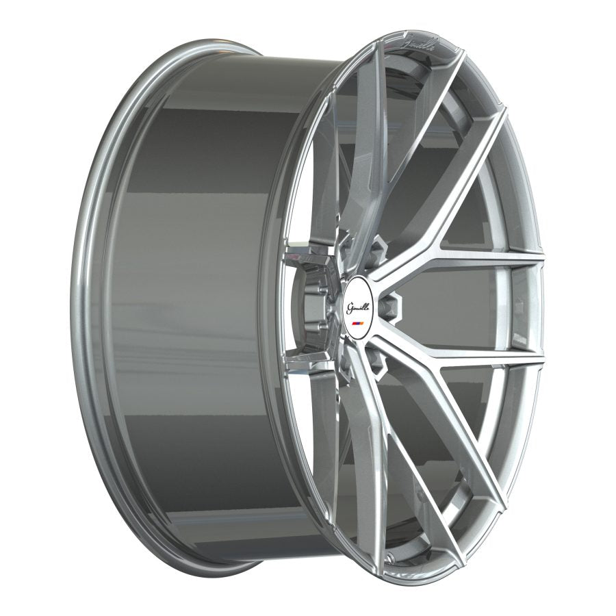 Gianelle Astra 6, Deep Profile, 22x9.5, 6x135, ET30, CB86.9, Machined Silver