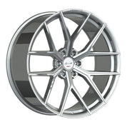 Gianelle Astra 6, Deep Profile, 22x9.5, 6x139.7, ET15, CB106.1, Machined Silver