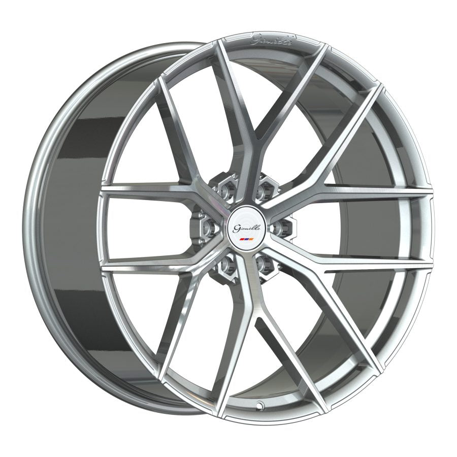 Gianelle Astra 6, 22x9.5, 6x135, ET30, CB86.9, Machined Silver - 2295L30GIAAST6MS