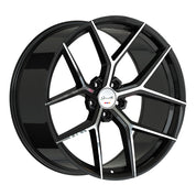 Gianelle Astra 6, Deep Profile, 22X9.5, 6x139.7, ET30, CB95.1, Machined Black
