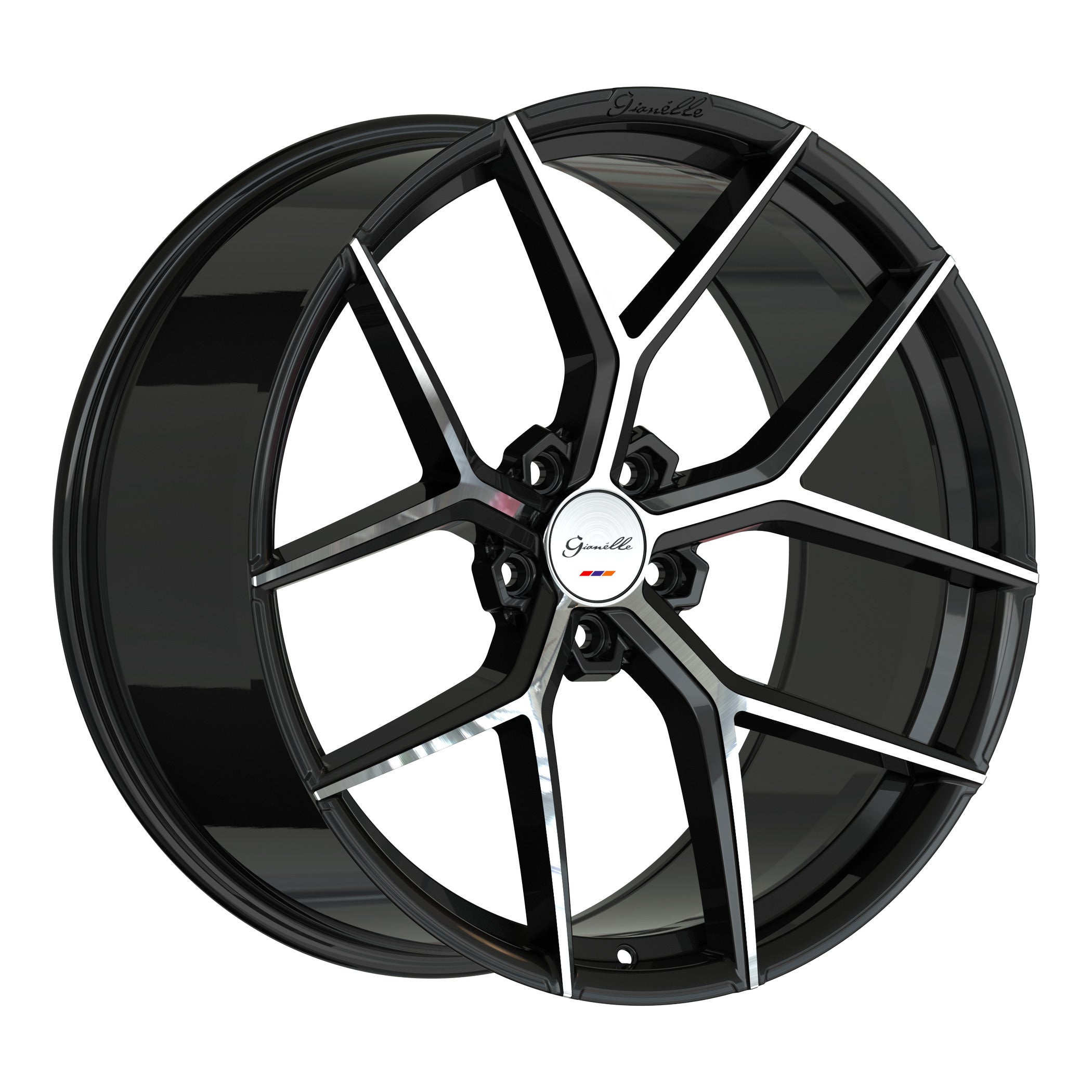 Gianelle Astra 6, Deep Profile, 22X9.5, 6x139.7, ET30, CB95.1, Machined Black