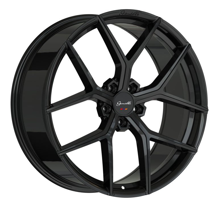 Gianelle Astra 5, Regular Profile, 22x9, 5x112, ET20, CB66.5, Gloss Black