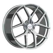 Gianelle Astra 5, Regular Profile, 22x9, 5x114.3, ET30, CB73.1, Machined Silver