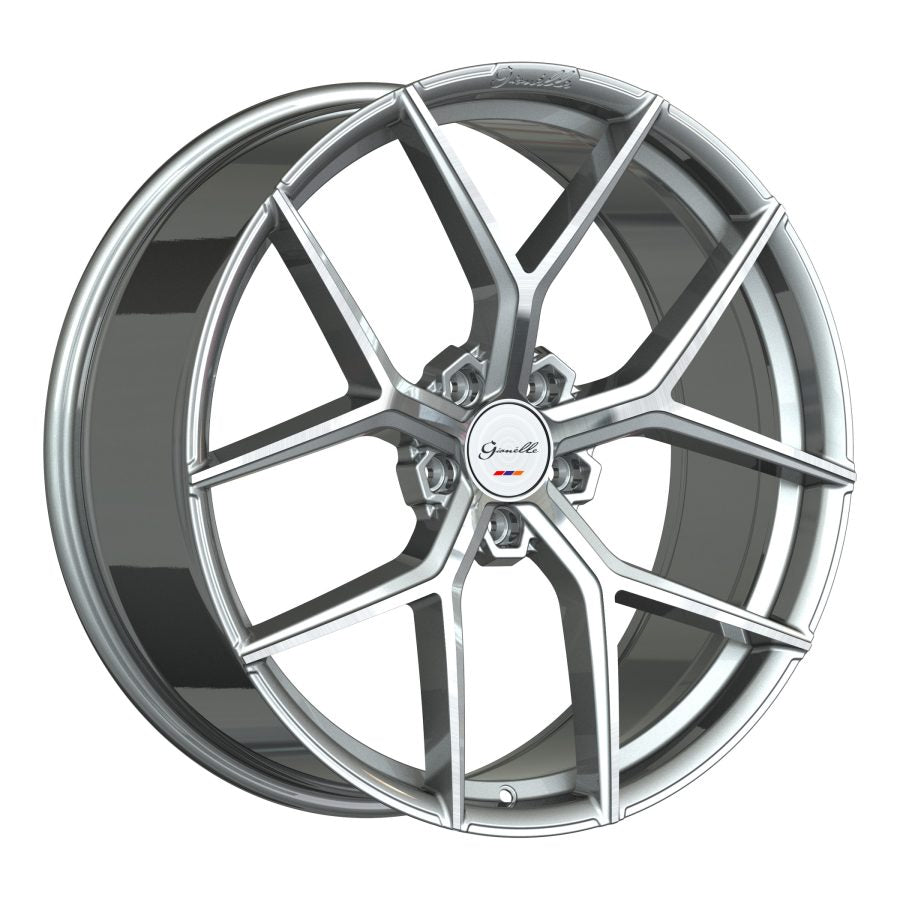 Gianelle Astra 5, 22x9, 5x114.3, ET30, CB73.1, Machined Silver - 2290F30GIAAST5MS