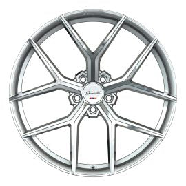 Gianelle Astra 5, Regular Profile, 22x9, 5x112, ET27, CB66.5, Machined Silver