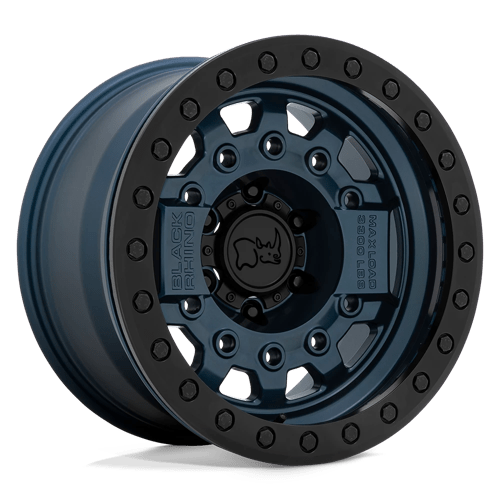 Black Rhino Hard Alloys AVENGER BEADLOCK, 17X8.5, 6X139.7, ET0, CB112.1, NAVY BLUE W/ BLACK HARDWARE 1785AVG006140U12