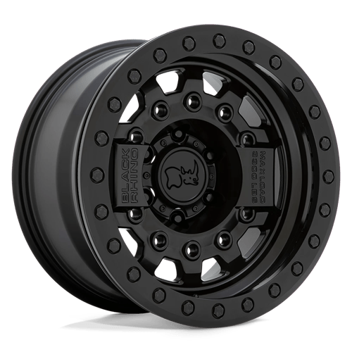 Black Rhino Hard Alloys AVENGER BEADLOCK, 17X8.5, 5X127, ET-32, CB71.5, MATTE BLACK W/ BLACK HARDWARE 1785AVG-25127M71