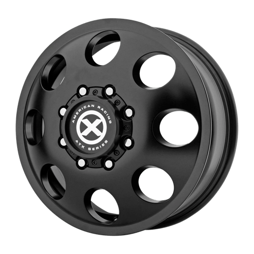 ATX Series AX204 BAJA DUALLY, 17X6.5, 8X210, ET111, CB154.3, SATIN BLACK AX204765897111
