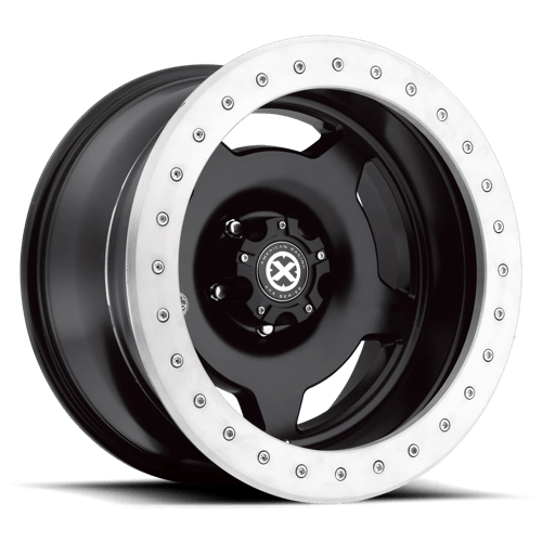 ATX Series AX756 SLAB BEADLOCK, 17X9, 5X127, ET-38, CB78.1, SATIN BLACK AX75679050738N
