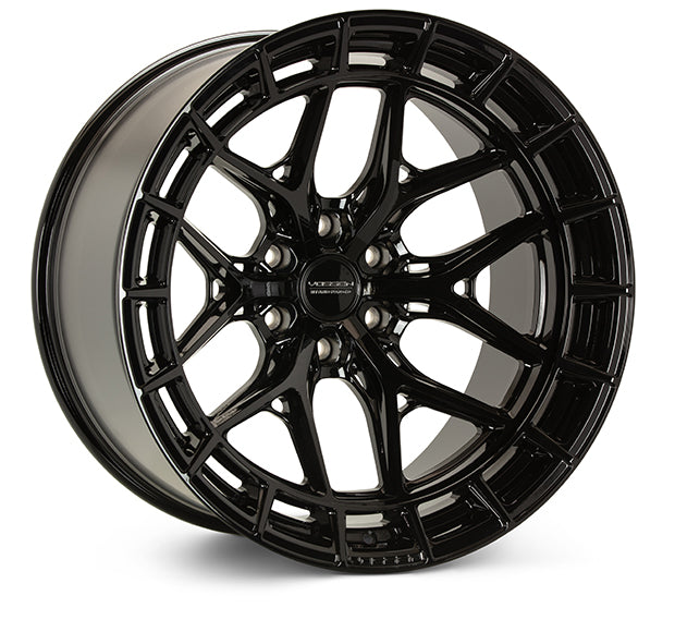Vossen Wheel HFX1 18X9 6x135 Super Deep Concave Profile ET0 CB87.1 Gloss Black - Image 1