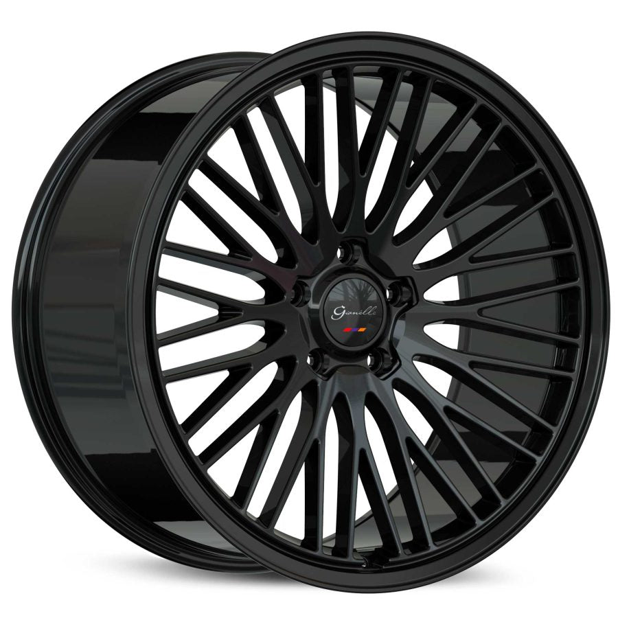 Gianelle Aria, Regular Profile, 22x90, 5x120, ET30, CB74.1, Gloss Black