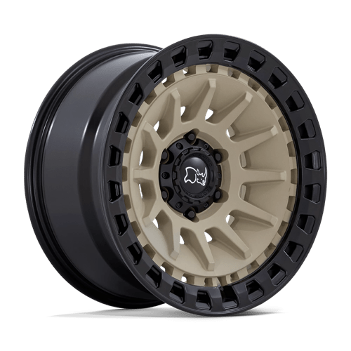 Black Rhino Hard Alloys BARRAGE, 18X9, 5X127, ET0, CB71.5, DESERT SAND ON MATTE BLACK BR009TM18905000