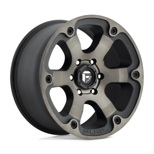 Fuel 1PC D564 BEAST, 18X9, 5X127, ET-12, CB78.1, MATTE BLACK DOUBLE DARK TINT D56418907345