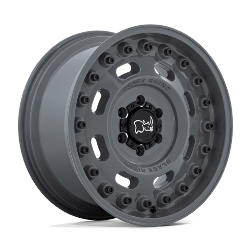 Black Rhino Hard Alloys AXLE, 17X9.5, 6X139.7, ET6, CB112.1, BATTLESHIP GRAY 1795AXL066140G12