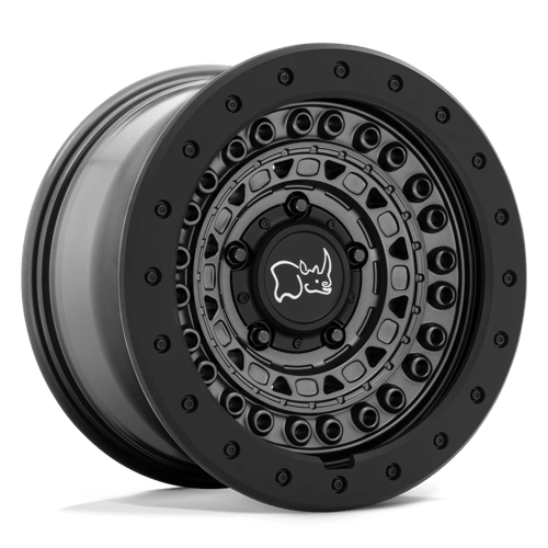 Black Rhino Hard Alloys BARRICADE, 18X9, 5X150, ET10, CB110.1, GUN BLACK W/ BLACK ROCK GUARD 1890BCD105150G10