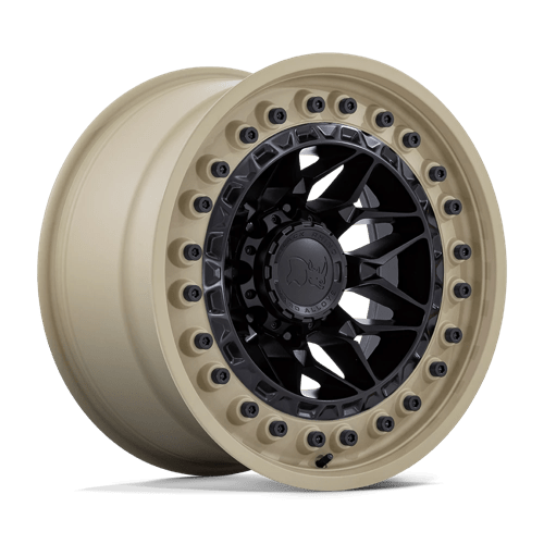 Black Rhino Hard Alloys ALPHA, 18X9, 6X139.7, ET0, CB106.1, MATTE BLACK W/ SAND LIP BR008MD18906800