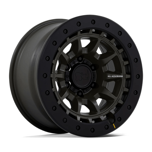 Black Rhino Hard Alloys BR016 TUSK, 17X8.5, 6X4.5, ET0, CB66.06, OLIVE DRAB GREEN BR016EX17856400