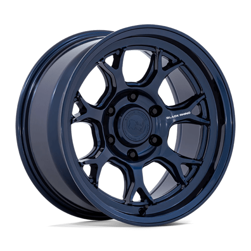 Black Rhino Hard Alloys BR017 ETOSHA, 17X8.5, 5X127, ET-10, CB71.5, GLOSS MIDNIGHT BLUE BR017LX17855010N