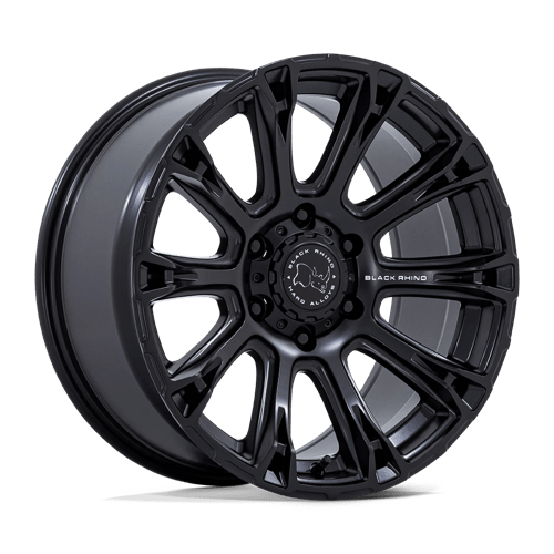 Black Rhino Hard Alloys BR020 DIAMONDBACK, 20X9, 5X127, ET12, CB71.5, MATTE BLACK BR020MX20905012