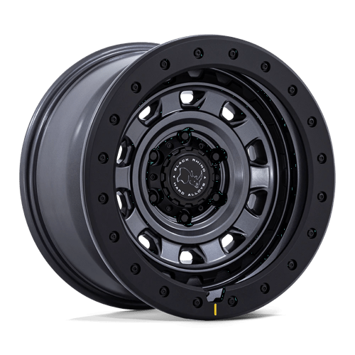 Black Rhino Hard Alloys BR023 XPLORER, 17X9, 6X139.7, ET-12, CB106.1, MATTE GUNMETAL W/ MATTE BLK-LP BR023AB17906812N
