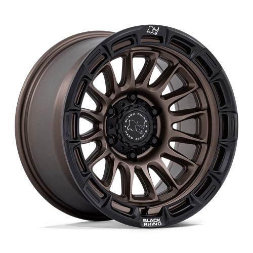 Black Rhino Hard Alloys BR025 RIVAL, 17X8.5, 6X139.7, ET25, CB106.1, BURNT BRONZE W/ MATTE BLK-LP BR025ZB17856825