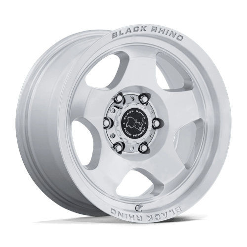 Black Rhino Hard Alloys BR031 SOL, 17X8, 5X114.3, ET38, CB72.56, GLOSS SILVER W/ MACHINED FACE BR031SD17801238