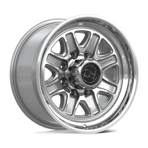 Black Rhino Hard Alloys BR032 ECHO, 18X9, 8X180, ET12, CB124.2, GLOSS SILVER W/ MACHINED FACE BR032SD18908812