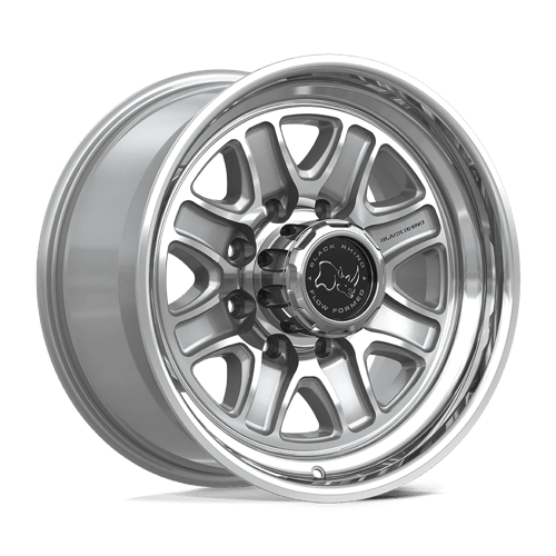 Black Rhino Hard Alloys BR032 ECHO, 18X9, 8X170, ET12, CB125.1, GLOSS SILVER W/ MACHINED FACE BR032SD18908712