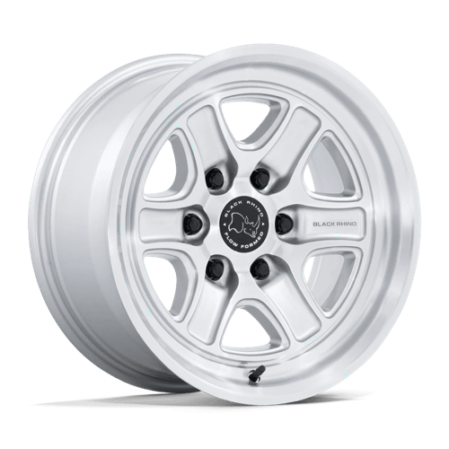 Black Rhino Hard Alloys BR032 ECHO, 17X8.5, 6X139.7, ET25, CB106.1, GLOSS SILVER W/ MACHINED FACE BR032SD17856825