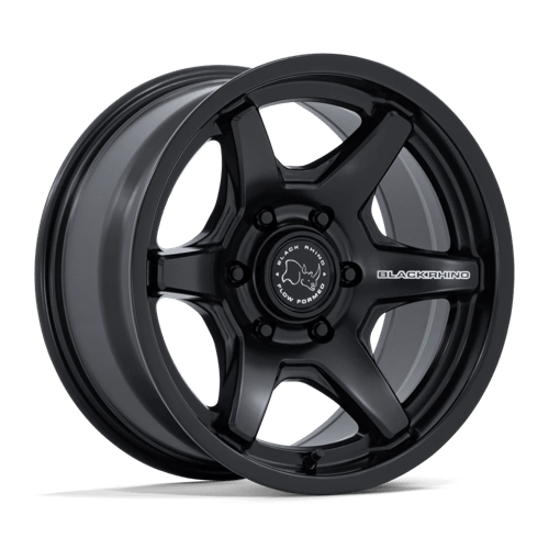 Black Rhino Hard Alloys BR035 KUMA, 17X8.5, 5X127, ET0, CB71.5, MATTE BLACK BR035MX17855000