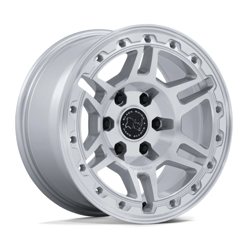 Black Rhino Hard Alloys BR039 VANGUARD, 20X9, 5X130, ET15, CB84.1, GLOSS SILVER W/ MACHINED FACE BR039SD20903615