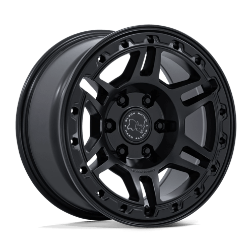 Black Rhino Hard Alloys BR039 VANGUARD, 17X8.5, 6X135, ET0, CB87.1, MATTE BLACK BR039MX17856300
