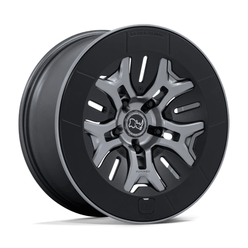 Black Rhino Hard Alloys BR406 ROCKLEDGE, 20X8.5, 5X139.7, ET35, CB64.15, MATTE GUNMETAL BR406AX20858535